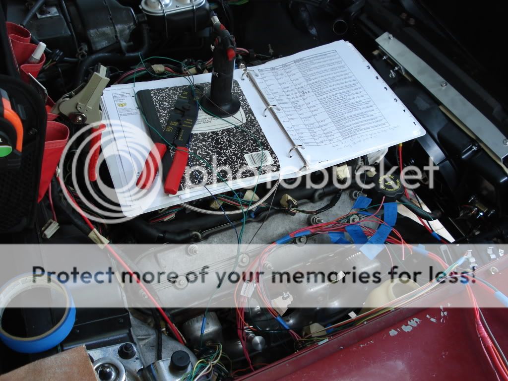 How does LS1 wiring harness tie into existing C3 wiring